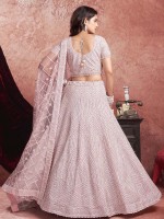 Light Pink Premium Net Lehenga Choli